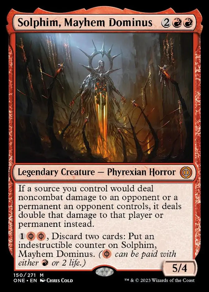 Solphim Mayhem Dominus [Phyrexia: All Will Be One] - Magic Card Single