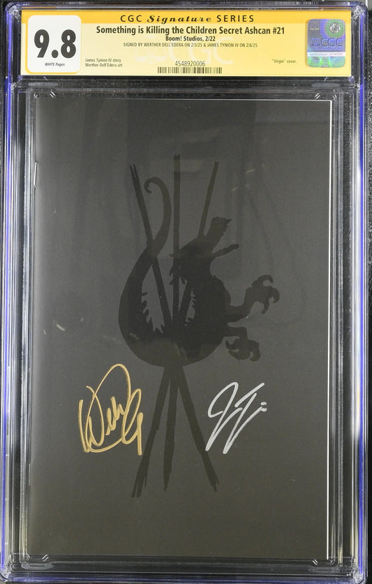 SOMETHING IS KILLING CHILDREN #21 Secret Ashcan CGC 9.8 Signed Dell’Edera Tynion - 06 - Comic Book