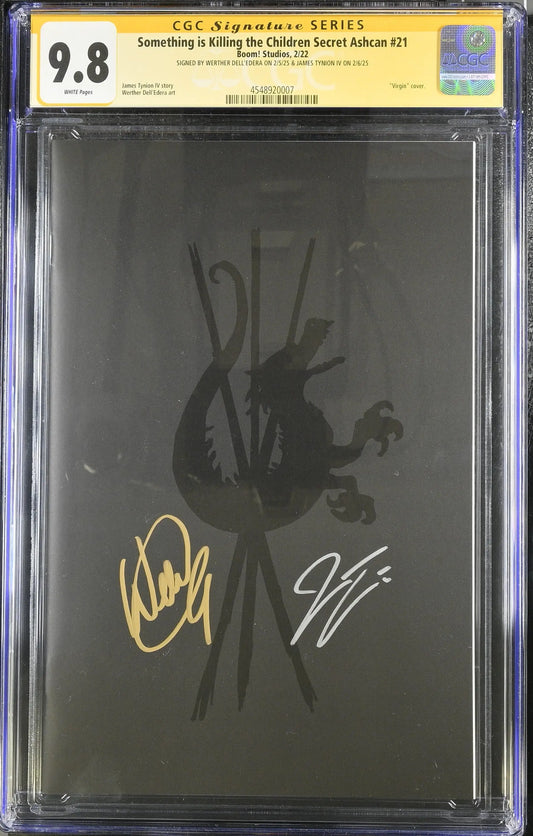 SOMETHING IS KILLING CHILDREN #21 Secret Ashcan CGC 9.8 Signed Dell’Edera Tynion - 07 - Comic Book