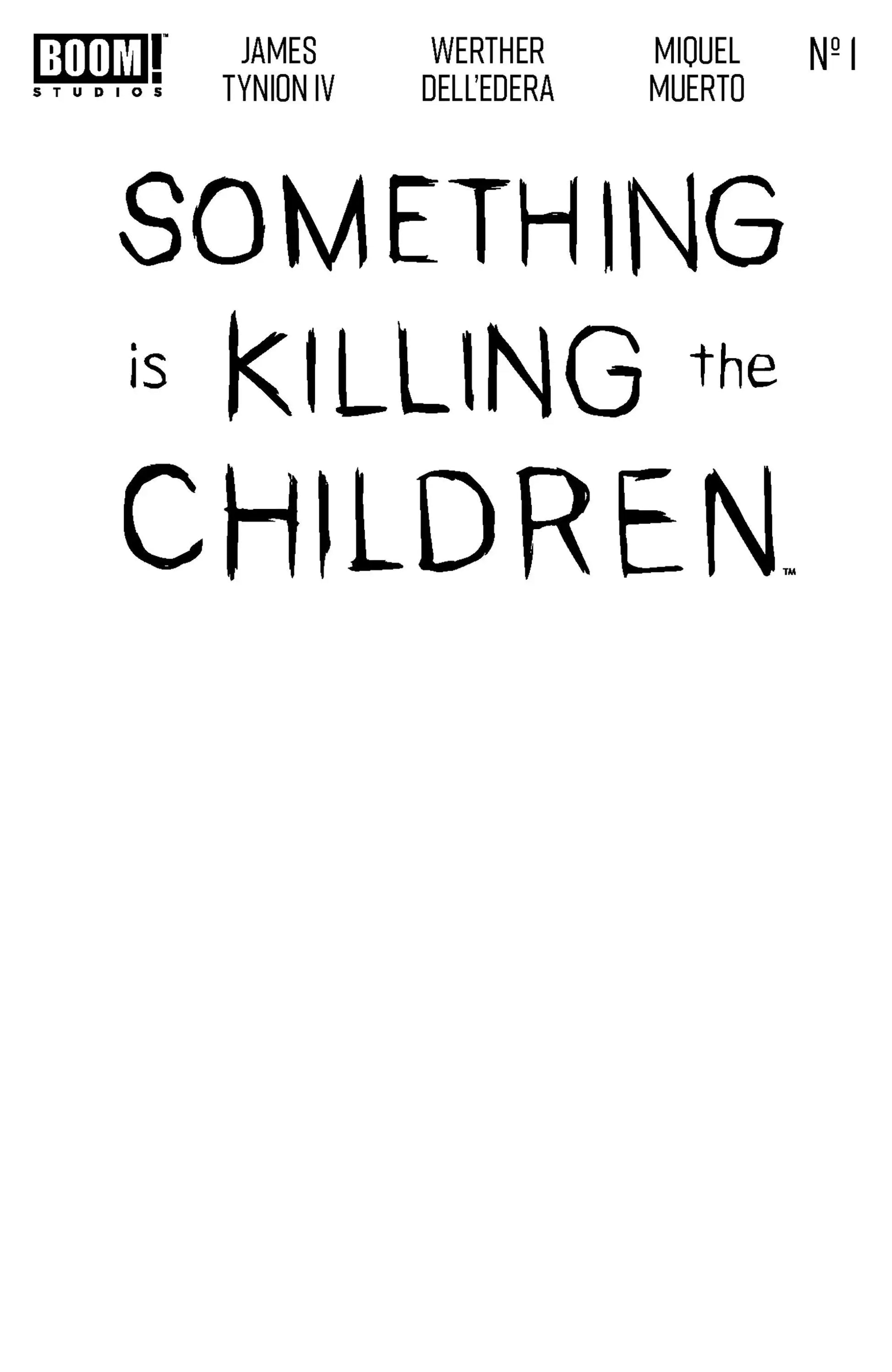 Something Is Killing The Children #1 Zac 10th Printing Blank Sketch Variant (Dressed Sketch) - Comic Book