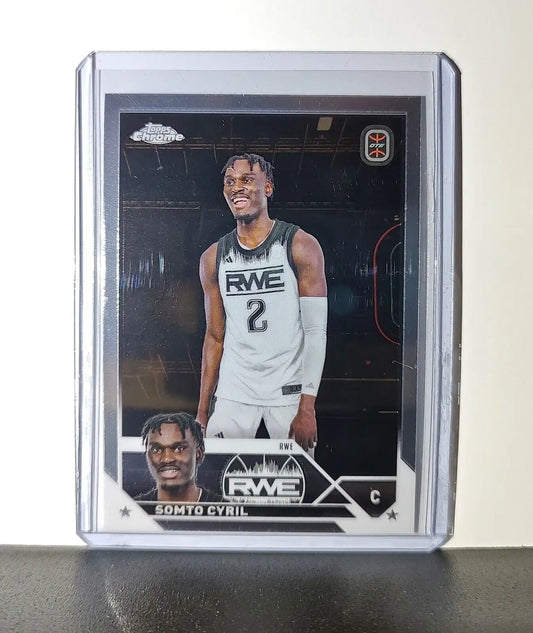 Somto Cyril 2023-24 Topps Chrome Overtime #23 Card RWE - Basketball Card Single