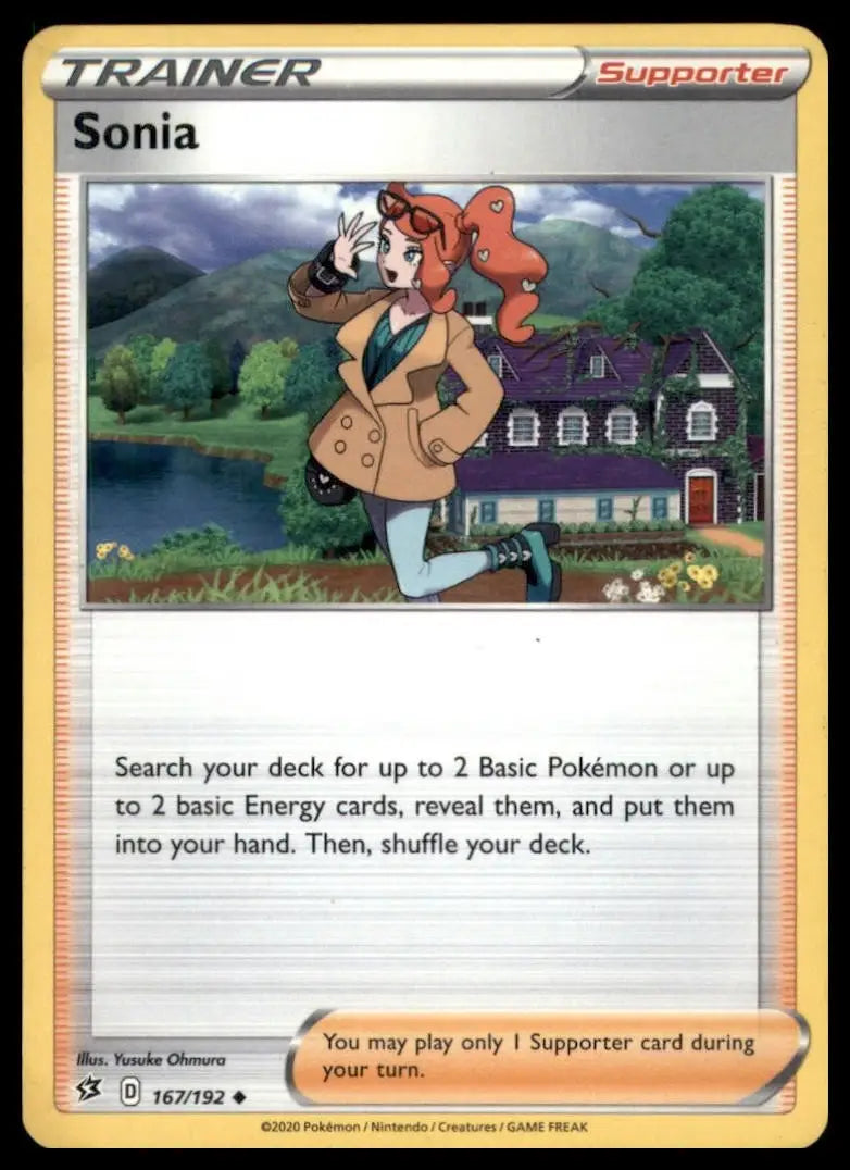 Sonia 167/192 Swsh02: Rebel Clash Regular Pokemon - Pokémon Card Single