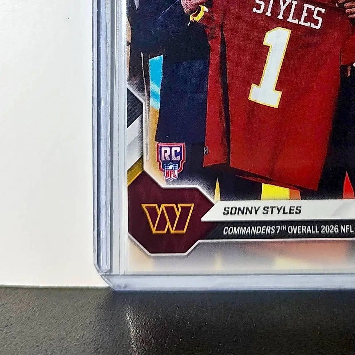 Sonny Styles Rookie 2026 Topps Now Draft Night #SSTY Card Washington Commanders - Football Card Single