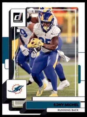 Sony Michel 2022 Donruss #16 Miami Dolphins - Football Card Single