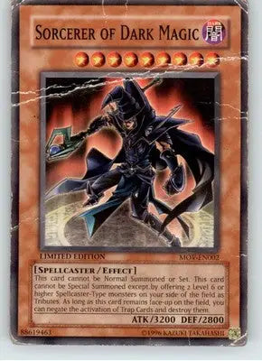 Sorcerer of Dark Magic - Yu-Gi-Oh! The Movie Promo Set - MOV-EN002 - HP - Yu-Gi-Oh! Card Single