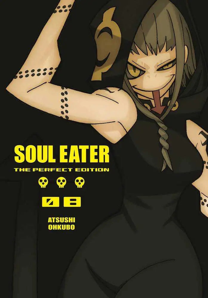 Soul Eater Perfect Edition hardcover manga cover for Volume 08 featuring vibrant artwork
