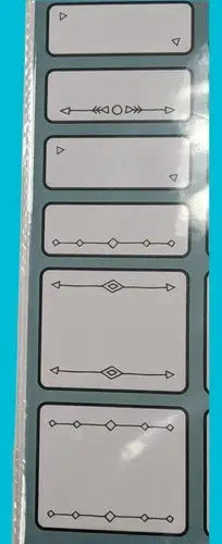 Southwestern pattern address labels 5 sheets of 12 labels per sheet - General Merchandise