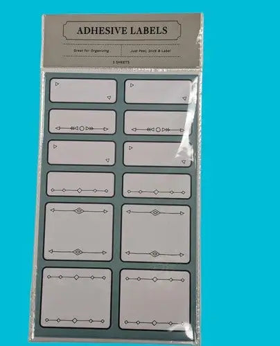Southwestern pattern address labels 5 sheets of 12 labels per sheet - General Merchandise
