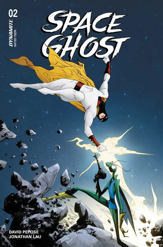 Space Ghost #2 Cover B Lee & Chung with dynamic action on a cosmic backdrop