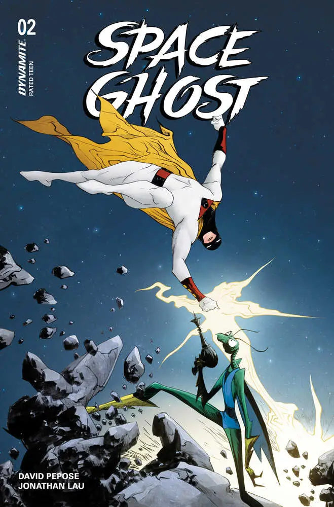 Space Ghost #2 Cover B Lee & Chung with dynamic action on a cosmic backdrop