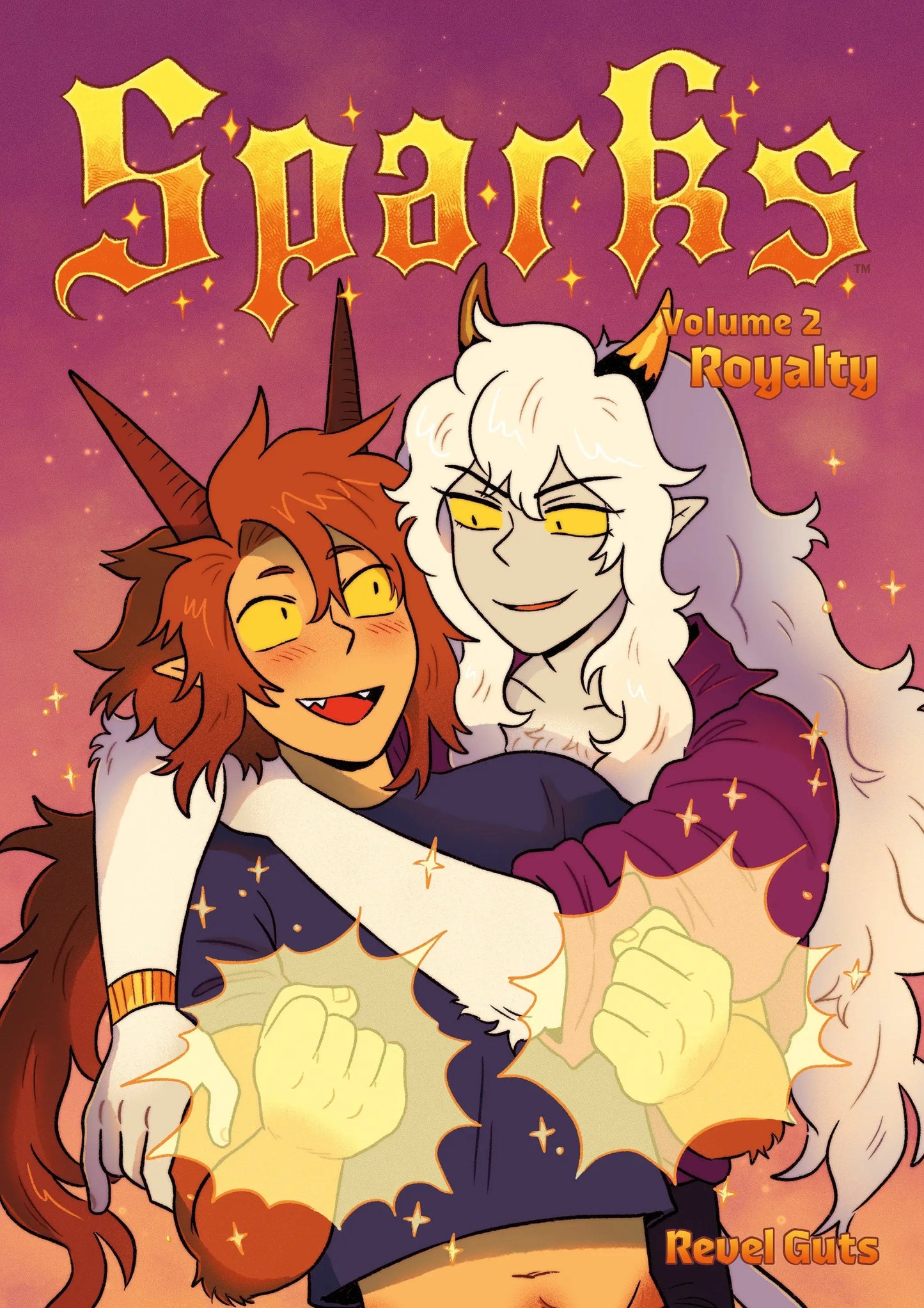 Sparks Volume 2 Royalty comic book cover showcasing royal life and royalty graphic art