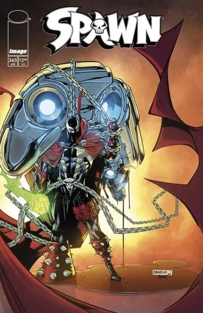 Spawn comic book cover featuring Carlo Barberi artwork from Spawn #365 Cover A