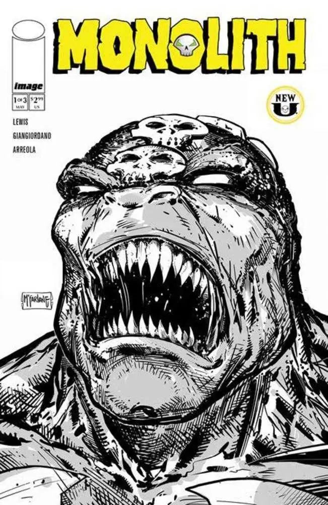 Monstrous creature on MONOLITH comic cover for Spawn Monolith #1 Todd McFarlane Variant