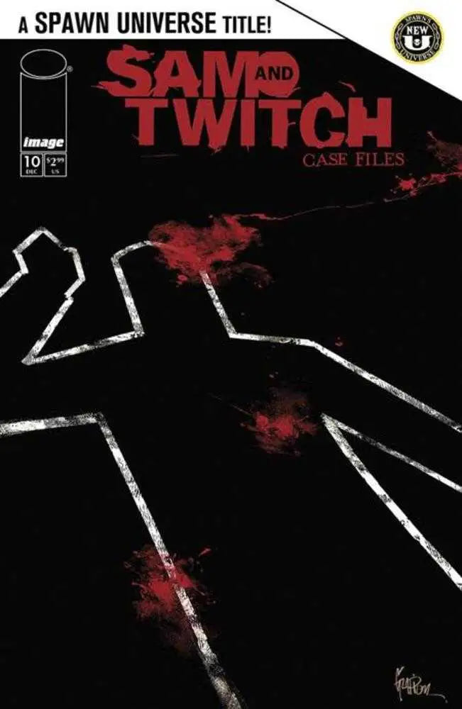 Comic book cover for Spawn Sam And Twitch Case Files #10 Cover B Jonathan Glapion Variant
