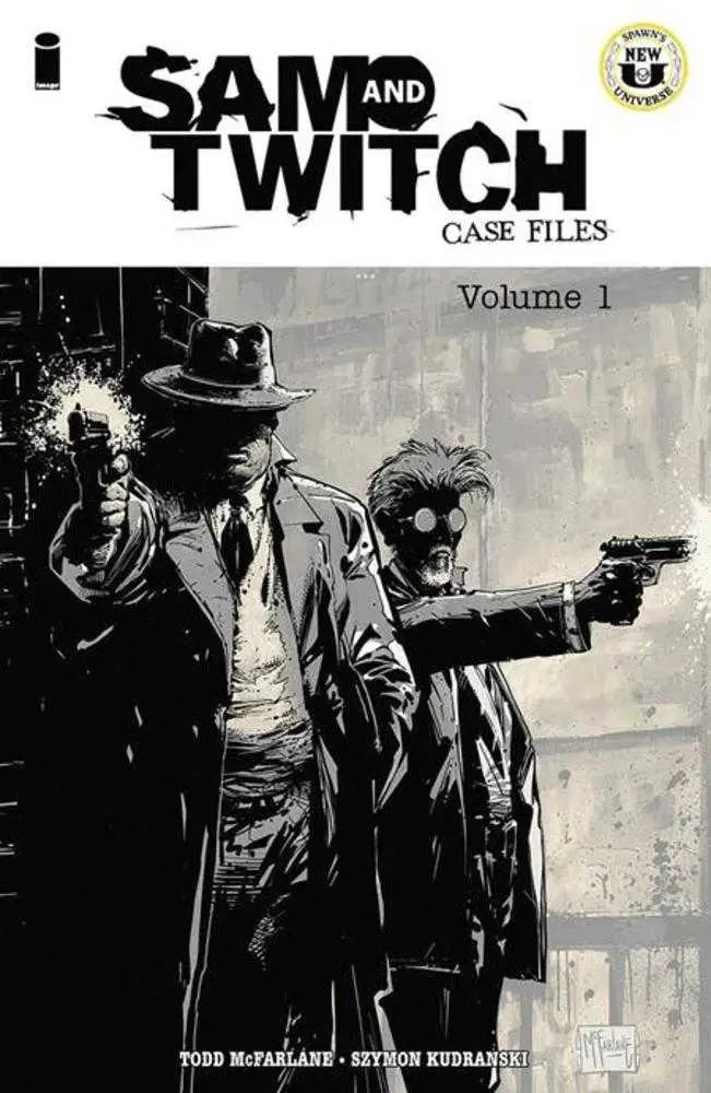 Comic book cover of Spawn Sam And Twitch Case Files TPB Volume 01 featuring Twitch case files