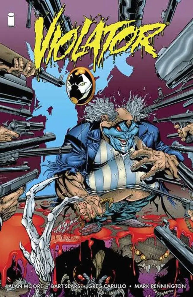 Violator comic book cover from Spawn Violator TPB Mature graphic novel