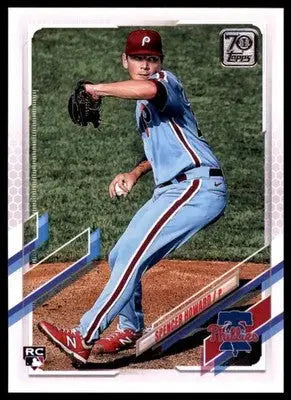 Spencer Howard Rookie 2021 Topps #244a Philadelphia Phillies - Baseball Card Single