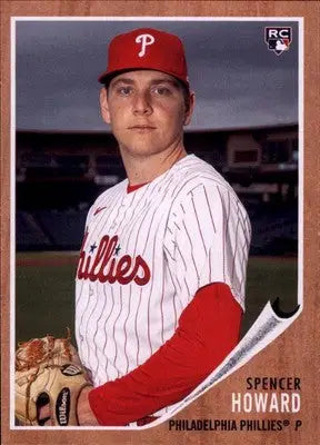 Spencer Howard Rookie 2021 Topps Archives #56 Philadelphia Phillies - Baseball Card Single