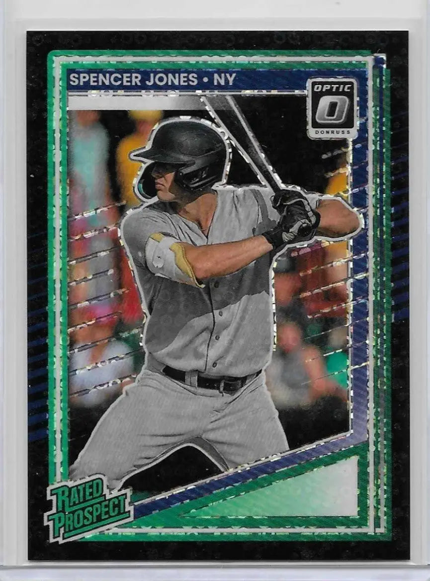 Spencer Jones 2025 Panini Donruss Optic Rated Prospects #136 Circles Prizm (1114 - Baseball Card Single
