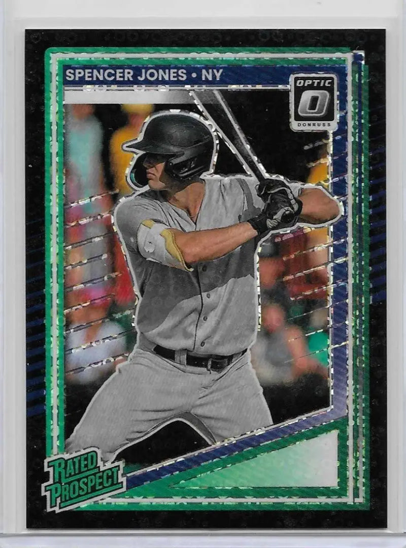Spencer Jones 2025 Panini Donruss Optic Rated Prospects #136 Circles Prizm (1114 - Baseball Card Single