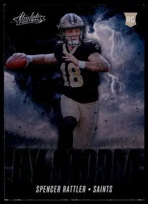 Spencer Rattler 2024 Panini Absolute By Storm #BS-SPR New Orleans Saints - Football Card Single