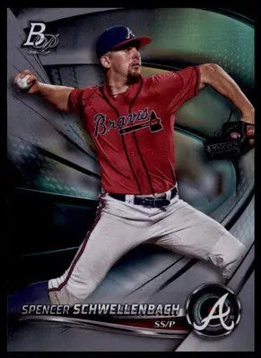 Spencer Schwellenbach 2022 Bowman Platinum Top Prospects #TOP-81 Atlanta Braves - Baseball Card Single