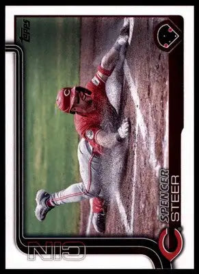 Spencer Steer 2025 Topps #37 Cincinnati Reds