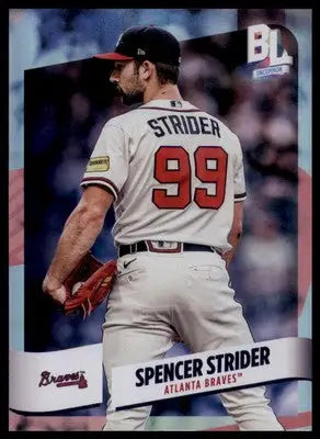 Spencer Strider 2024 Topps Big League #205 Atlanta Braves - Baseball Card Single