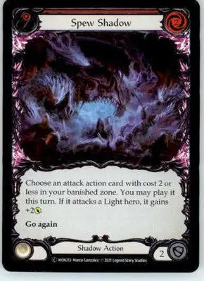 Spew Shadow (Red) - Monarch - MON212 - Rainbow Foil Unl NM - TCG Card Single