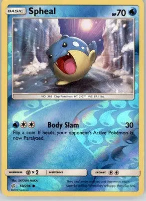Spheal - Cosmic Eclipse - 50/236 - Reverse Holo LP Pokemon - Pokémon Card Single