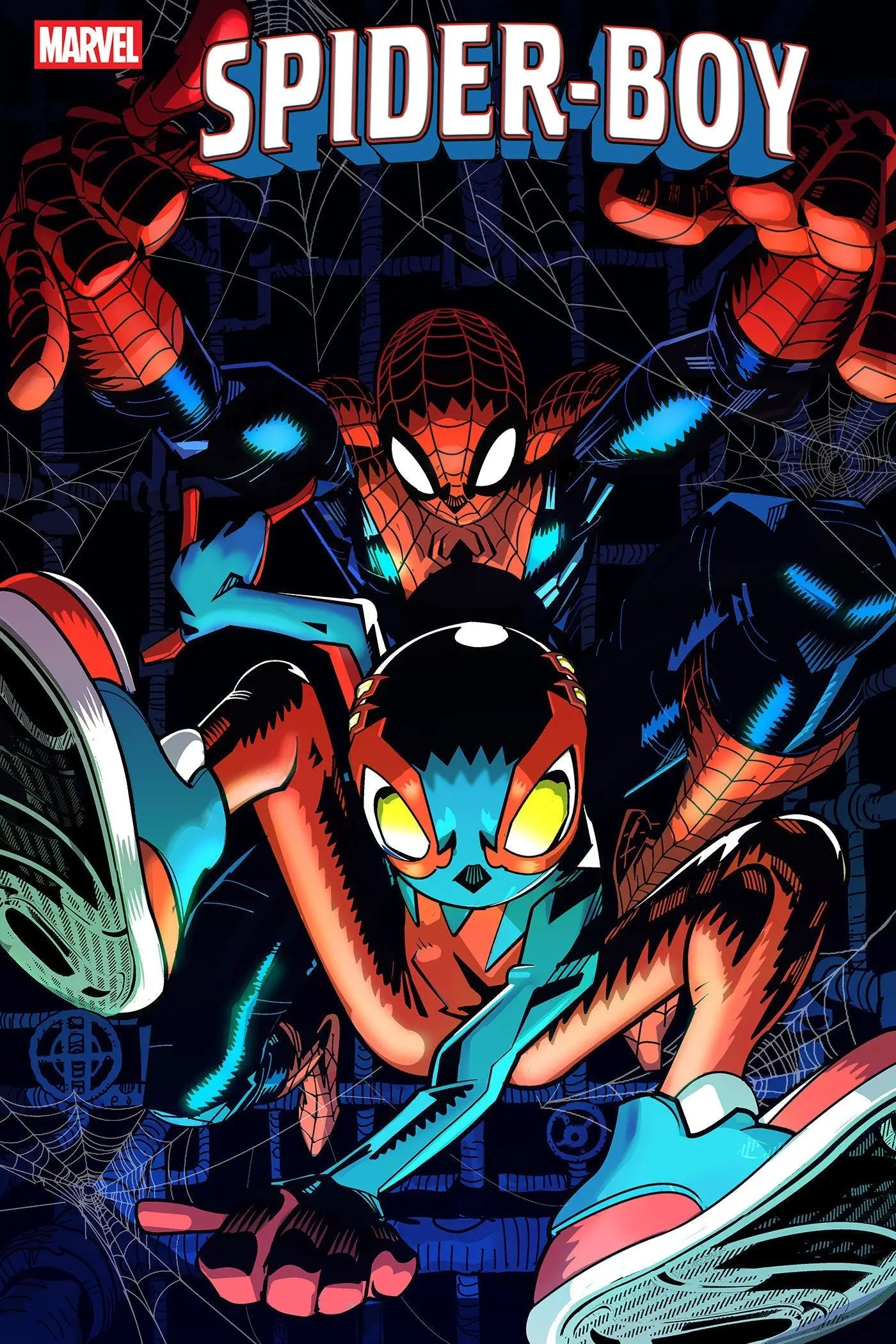 Spider-Boy #19 Damion Scott Variant comic book cover featuring Spider-Boy hero art
