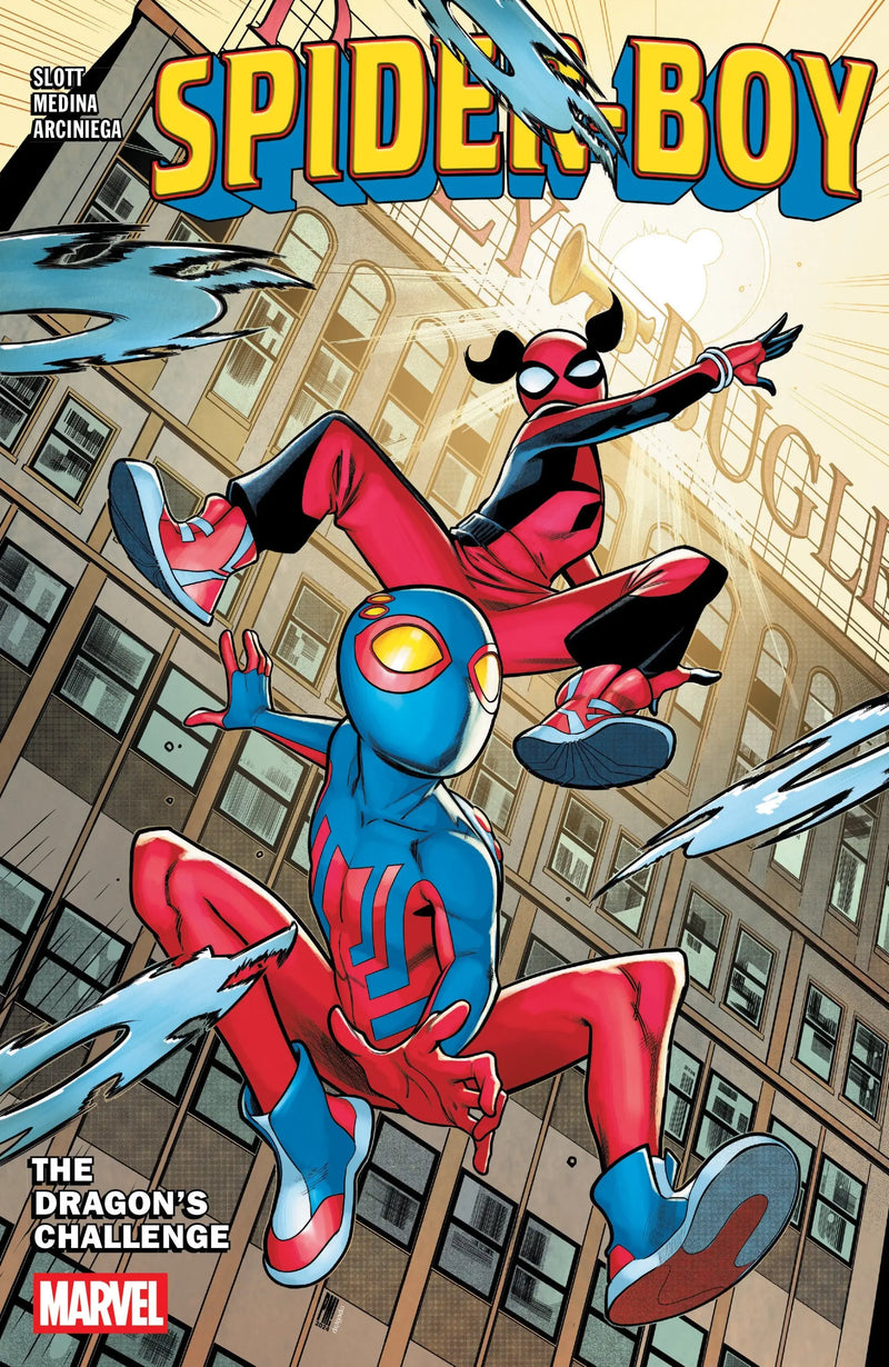 Spider-Boy Volume 3 Dragons Challenge comic book featuring Bailey Briggs artwork
