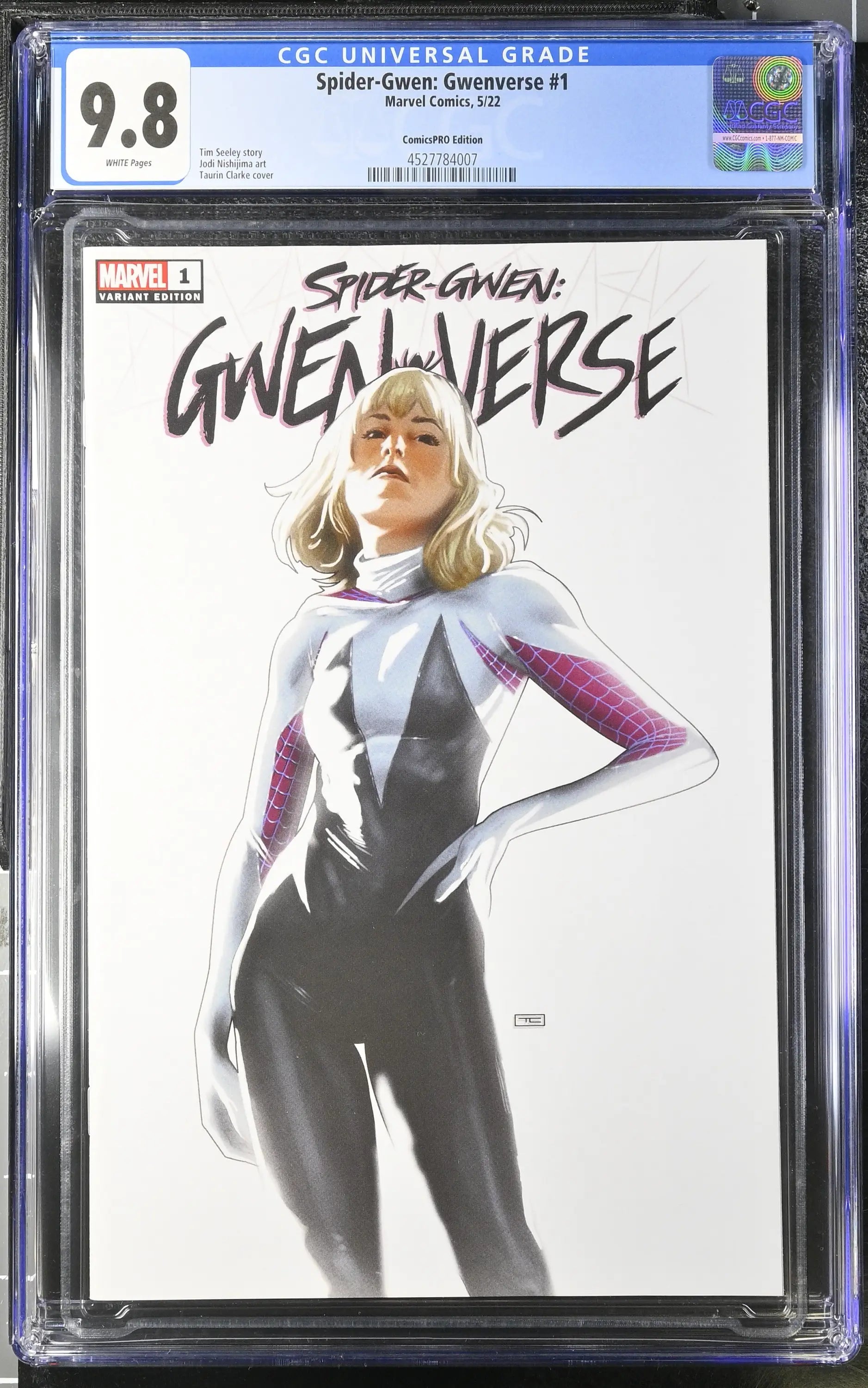 Spider-Gwen Gwenverse #1 Clarke ComicsPRO Variant Graded CGC 9.8 - Comic Books