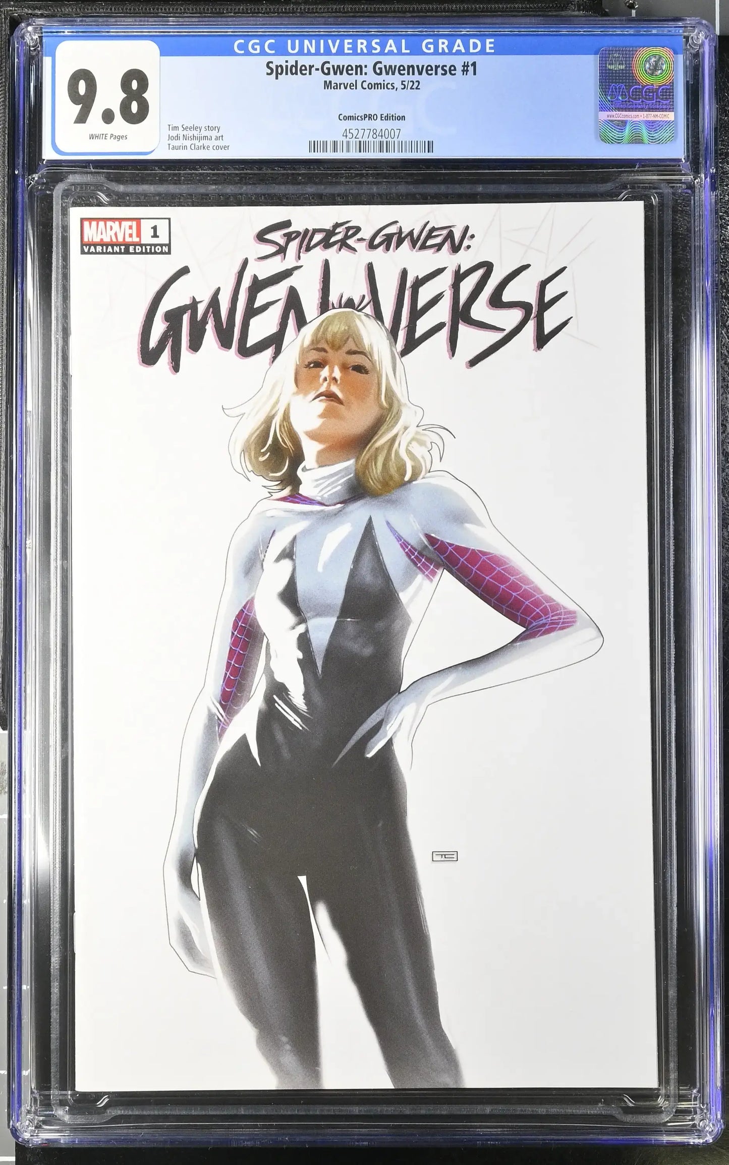 Spider-Gwen Gwenverse #1 Clarke ComicsPRO Variant Graded CGC 9.8 - Comic Book