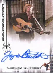 Spider-Man 3 Movie Jayce Bartok Autograph Card - Marvel Card Single