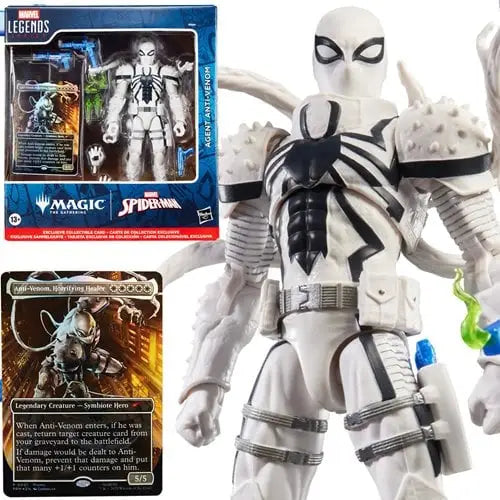 Spider-Man Marvel Legends MTG: Agent Anti-Venom 6’’ Action Figure and Card - Action Figure & Toy