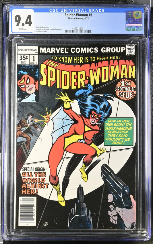Spider-Woman #1 (1978) Graded CGC 9.4 - Comic Book