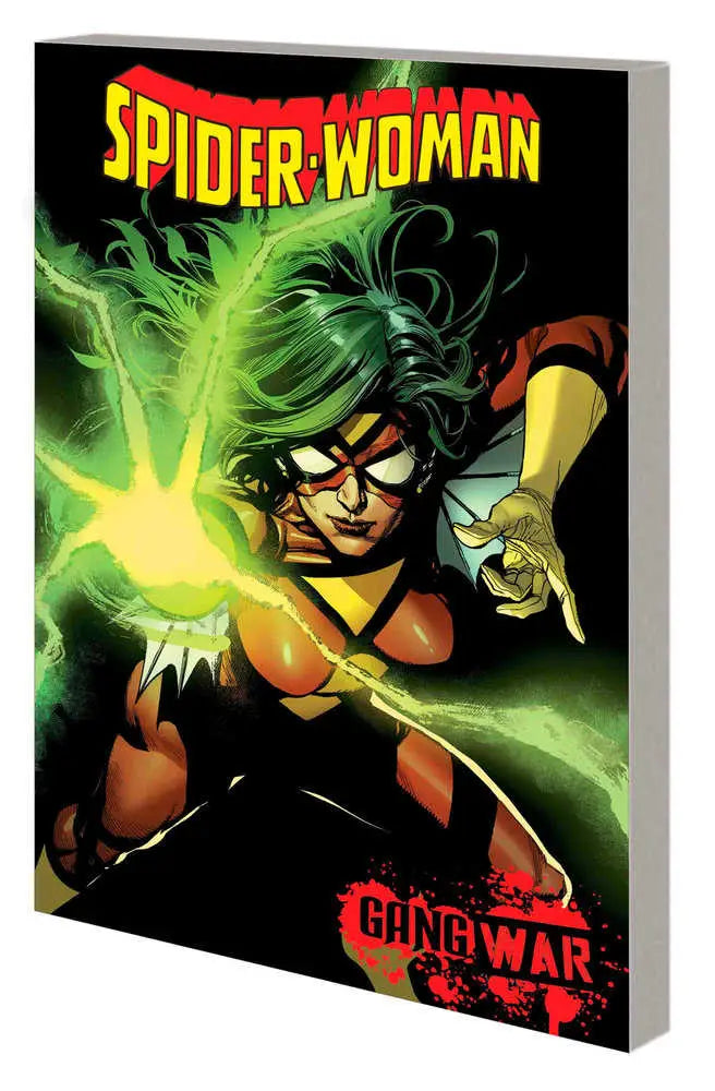 Spider-Woman comic book featuring Jessica Drew’s gang war in Steve Foxe Volume 1