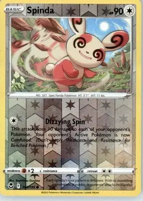 Spinda - SWSH12: Silver Tempest - Reverse Holo LP - #141/195 - Pokémon Card Single