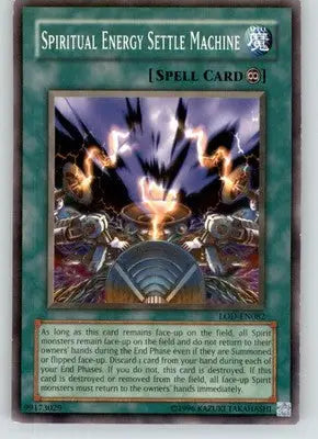 Spiritual Energy Settle Machine - Legacy of Darkness - LOD-EN082 - LP - Yu-Gi-Oh! Card Single