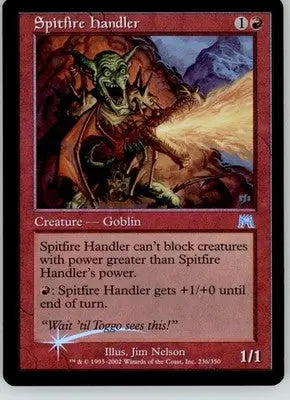 Spitfire Handler - Onslaught - 236 - Foil MP Magic: The Gathering - Magic Card Single