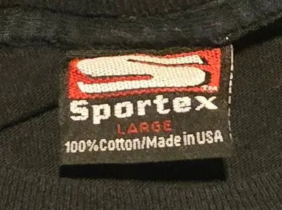 SportexShirt Mens L Black Short Sleeve Arizona Graphic Classic 100% Cotton - Apparel
