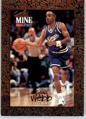 Spud Webb - 1994-95 NBA Hoops Gold Mine - #446 - Basketball - Basketball Card Single