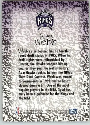 Spud Webb - 1994-95 NBA Hoops Gold Mine - #446 - Basketball - Basketball Card Single