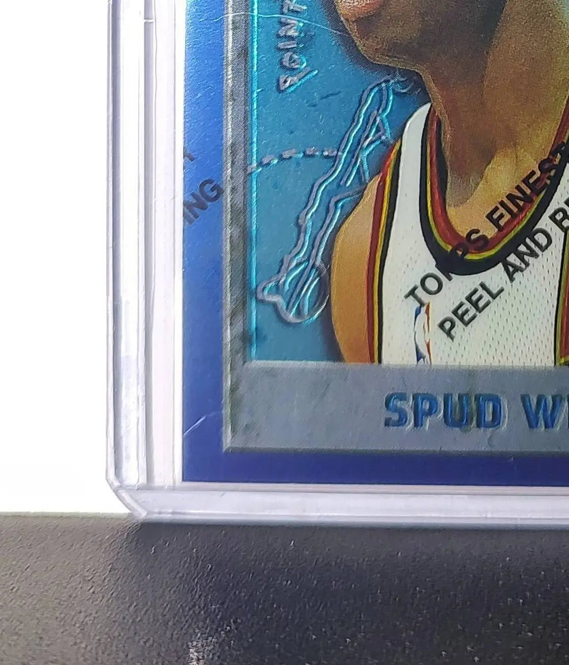 Spud Webb 1995-96 Topps Finest NBA #195 Card Atlanta Hawks