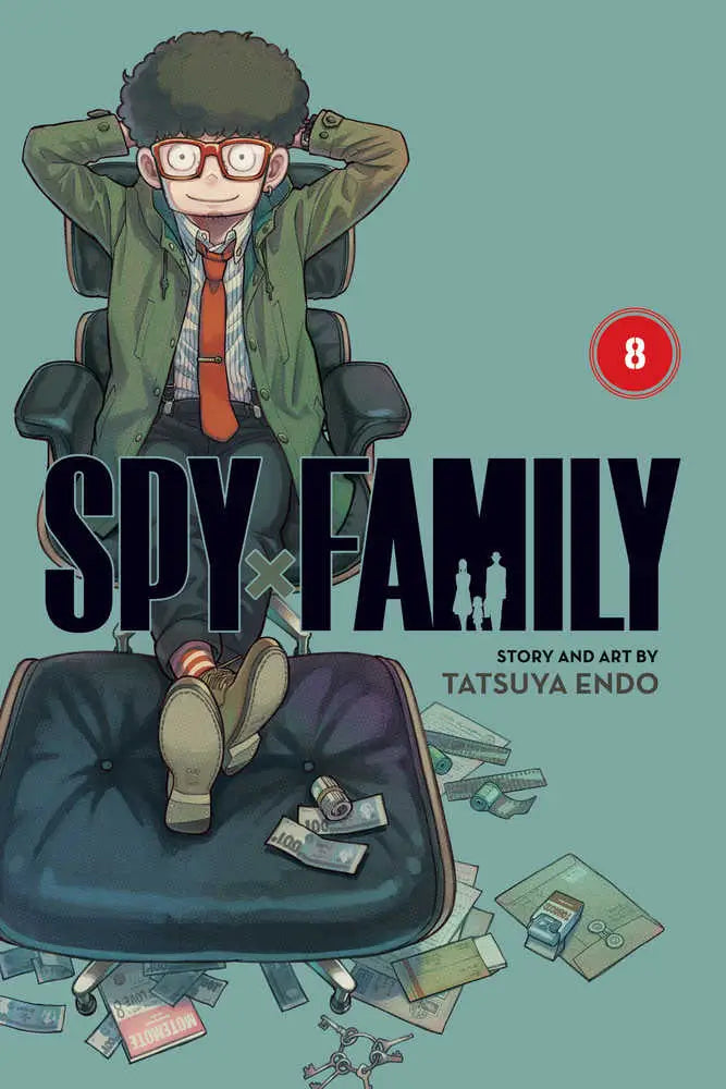 Spy x Family manga volume 8 displayed in Spy x Family Graphic Novel Volume 08