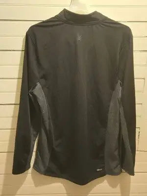 Spyder Pullover Mens XXL Black Gray Quarter Zip Active Performance Thermal Top - Apparel