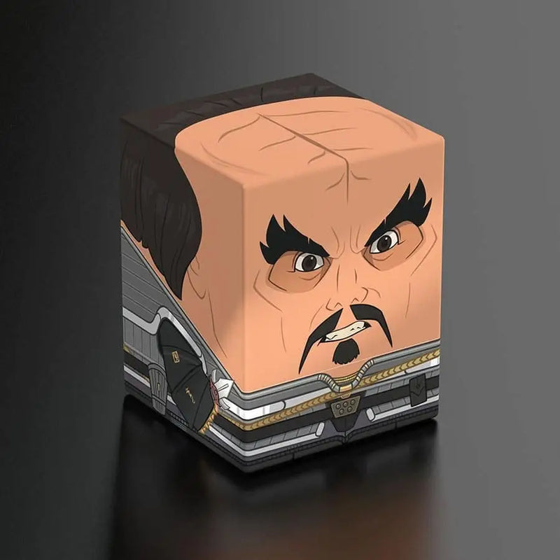 Cube with a cartoonish face from Squaroe Star Trek TOS Klingon product