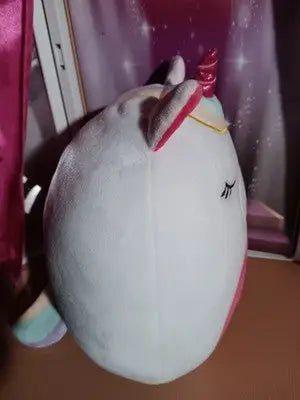 Squishmallows Unicorn White 8’’ Micky the Unicorn Sleepy Eyes Kellytoy Pre-Owned - Other