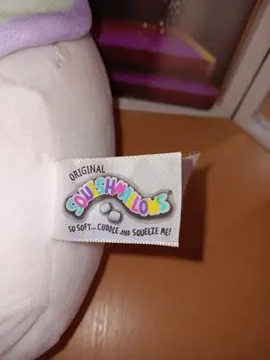 Squishmallows Unicorn White 8’’ Micky the Unicorn Sleepy Eyes Kellytoy Pre-Owned - Other